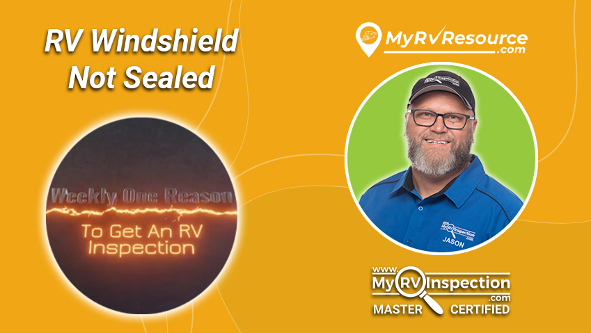 🔎 Let's talk about an RV windshield not sealed properly in today's Weekly One Reason To Get An RV Inspection.

Subscribe to #MyRVResource on YouTube to get notified when #mastercertified #RVinspector @JasonCarletti drops his new videos!

#RVwindshield #RVsafety #nrvia #rvtaa