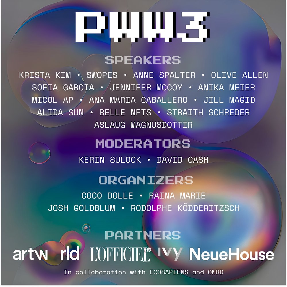 annespalter's tweet image. Thrilled to be part of this amazing event! RSVP with link. April 13, 6-9 pm at Neuehouse Madison Sq rsvp.neuehouse.com/nftnycxneuehou…