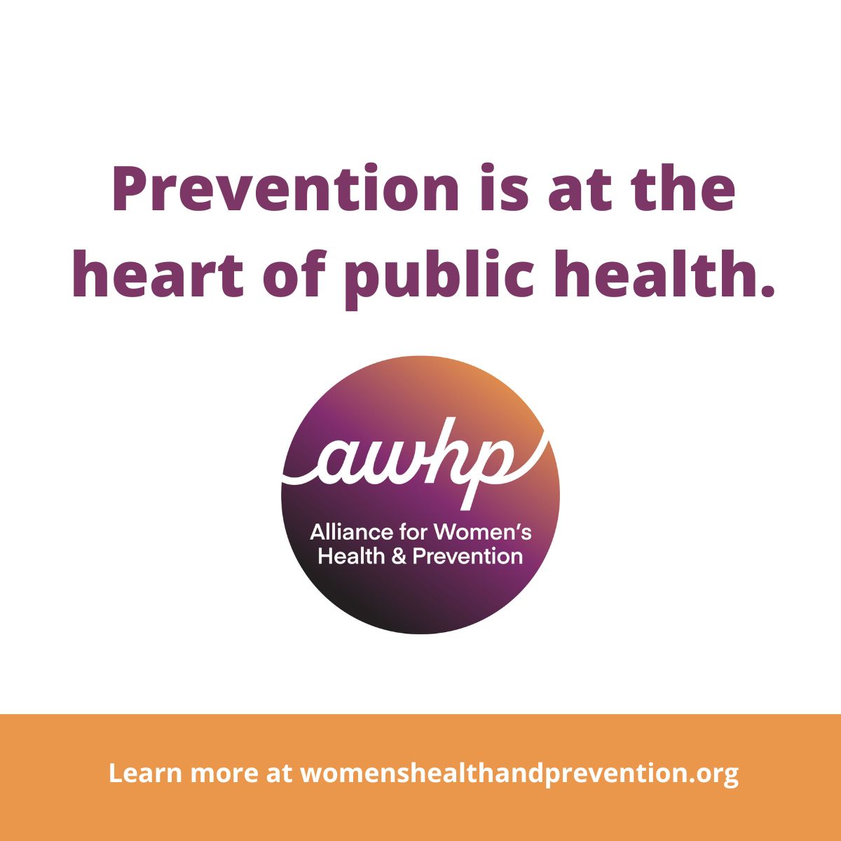 AWHPOrg's tweet photo. April 3-9 is #NationalPublicHealthWeek. At AWHP, we’re committed to working together to advance women and girls’ health outcomes and achieve a healthier future for all. #PrioritizePrevention https://t.co/v2YTTMFUrR