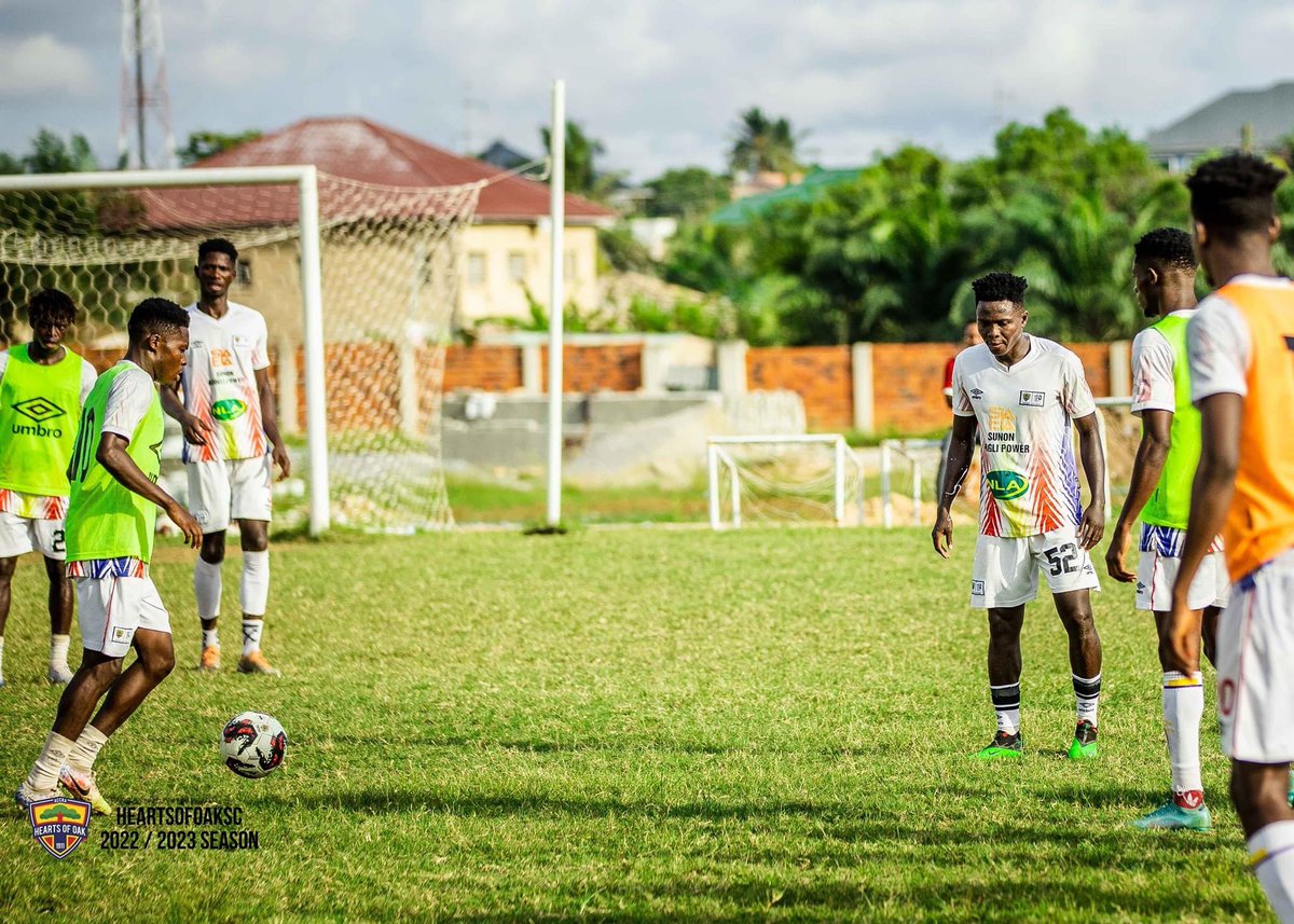 SaddickAdams's tweet photo. Few years ago, Accra Hearts of Oak were gallivanting looking for a place to train. Was embarrassing. 

Today they can afford to train on different types of pitches they own and it’s common to notice new training equipment brought in every week. 

Progress. https://t.co/pgAjzWpPbK