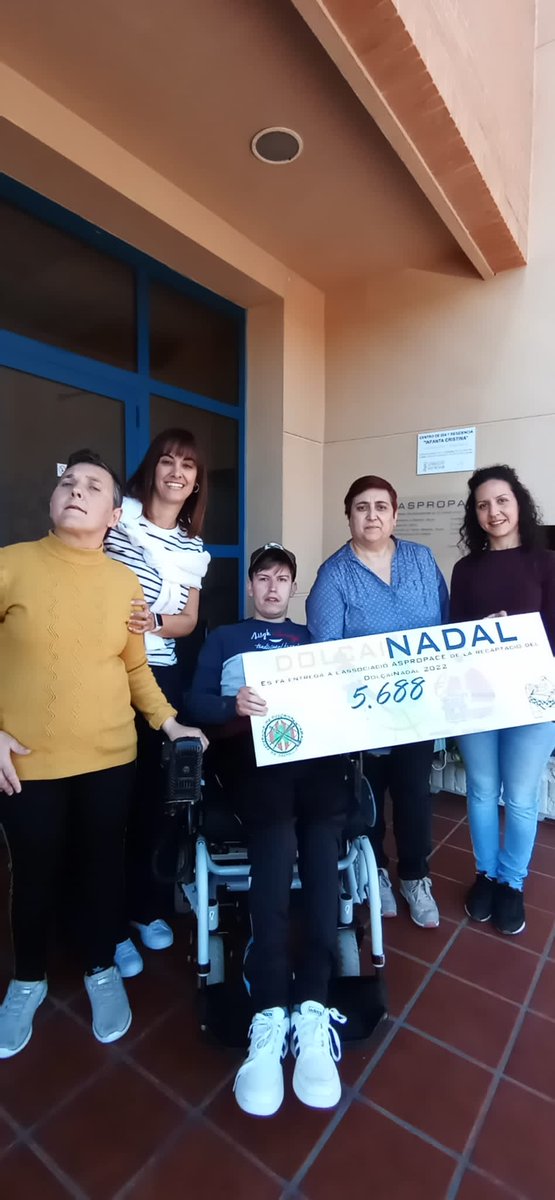 Esperem que aquesta xicoteta aportació del DolçaiNadal els ajude en aqueixa gran labor que realitzen dia a dia. D'altra banda ja estem treballant en el DolçaiNadal 2023 les bases apareixeran en breu en les nostres xarxes socials.