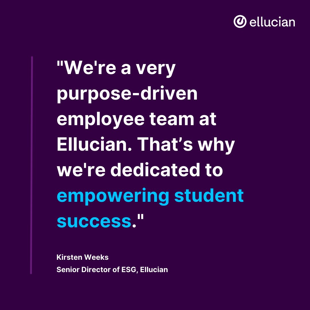 EllucianInc's tweet photo. Empowering #StudentSuccess is what we do. Learn how your #HigherEd institution can apply for the PATH Scholarship Program to help your students succeed: https://t.co/iFLMUkVHKp

Listen to the full @EdUpExperience podcast with Kirsten Weeks: https://t.co/k98Zq2A28K https://t.co/RL7aG7xY4D