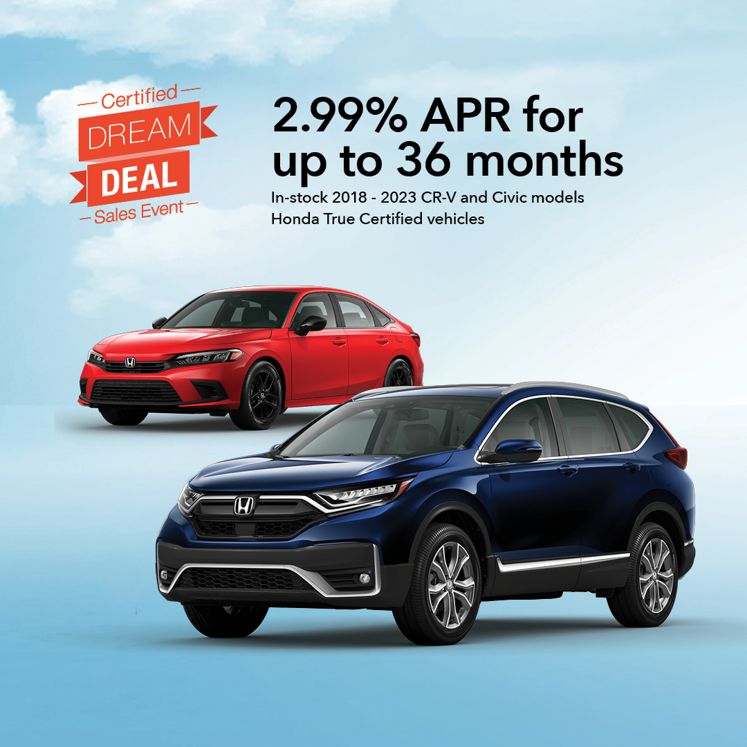 Have you been searching for a new Honda with no luck finding what you want? Shop our pre-owned options and save during the Certified Dream Deal Sales Event! gcars.me/41lEDMT