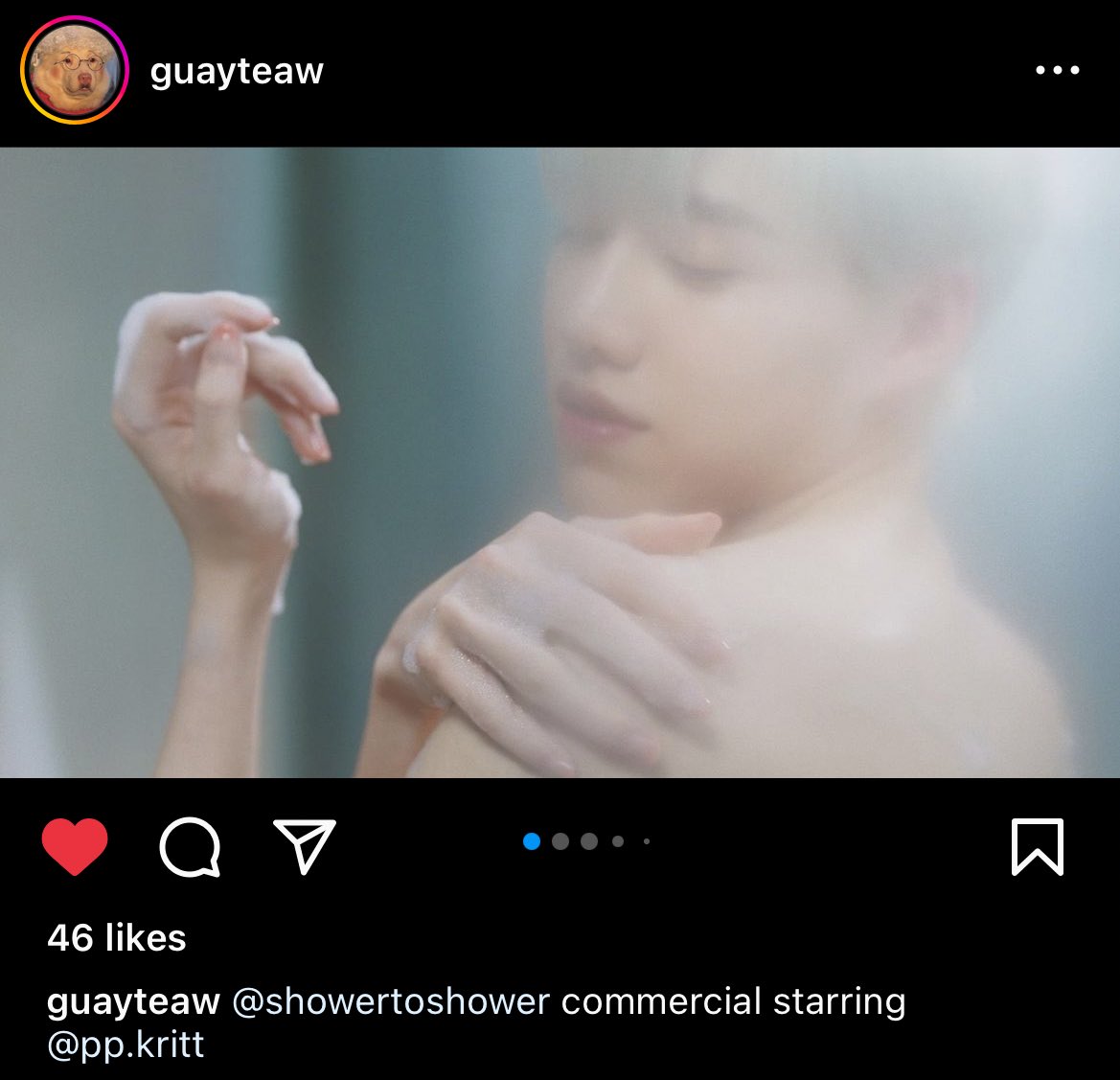 superpjiew's tweet photo. อมกกกก เพิ่งรู้ว่าพี่ก๋วยเตี๋ยวเป็นคนกำกับฆษณ shower to shower ของน้องพีพีอะ ชอบงานพี่เขา🥹🫶🏻 (พี่ก๋วยเตี๋ยวคือผู้กำกับMV ลังเลของน้องพีพี) 
#ppkritt 
#ShowertoShowerxPPkrit 
#ShowerWithPPKrit https://t.co/gY3V607KAF