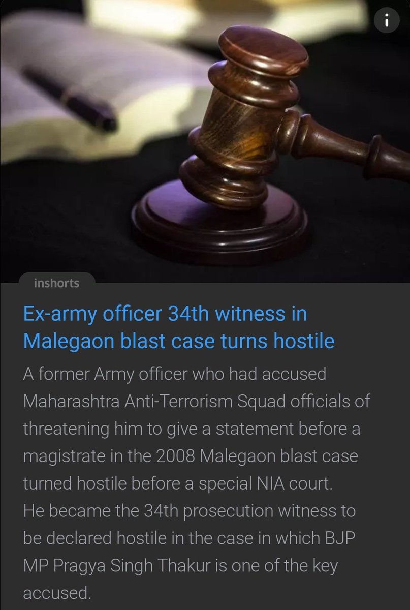 What is happening? How come not even one person is standing with their original statement?

#government_protecting_criminals 
#MalegaonBlastCase