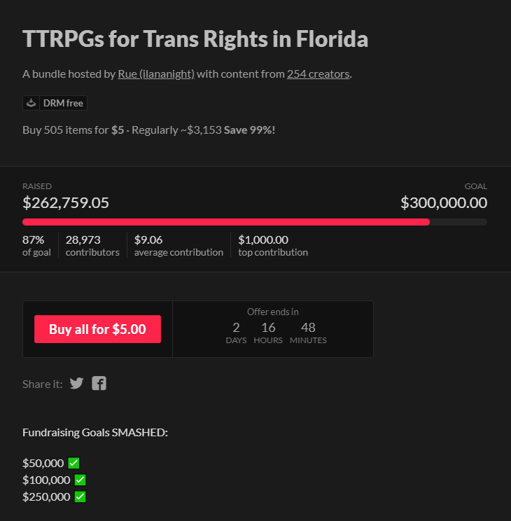 💀 Rue 💀 Trans Bundle LIVE! 🏳️⚧️ tweet media