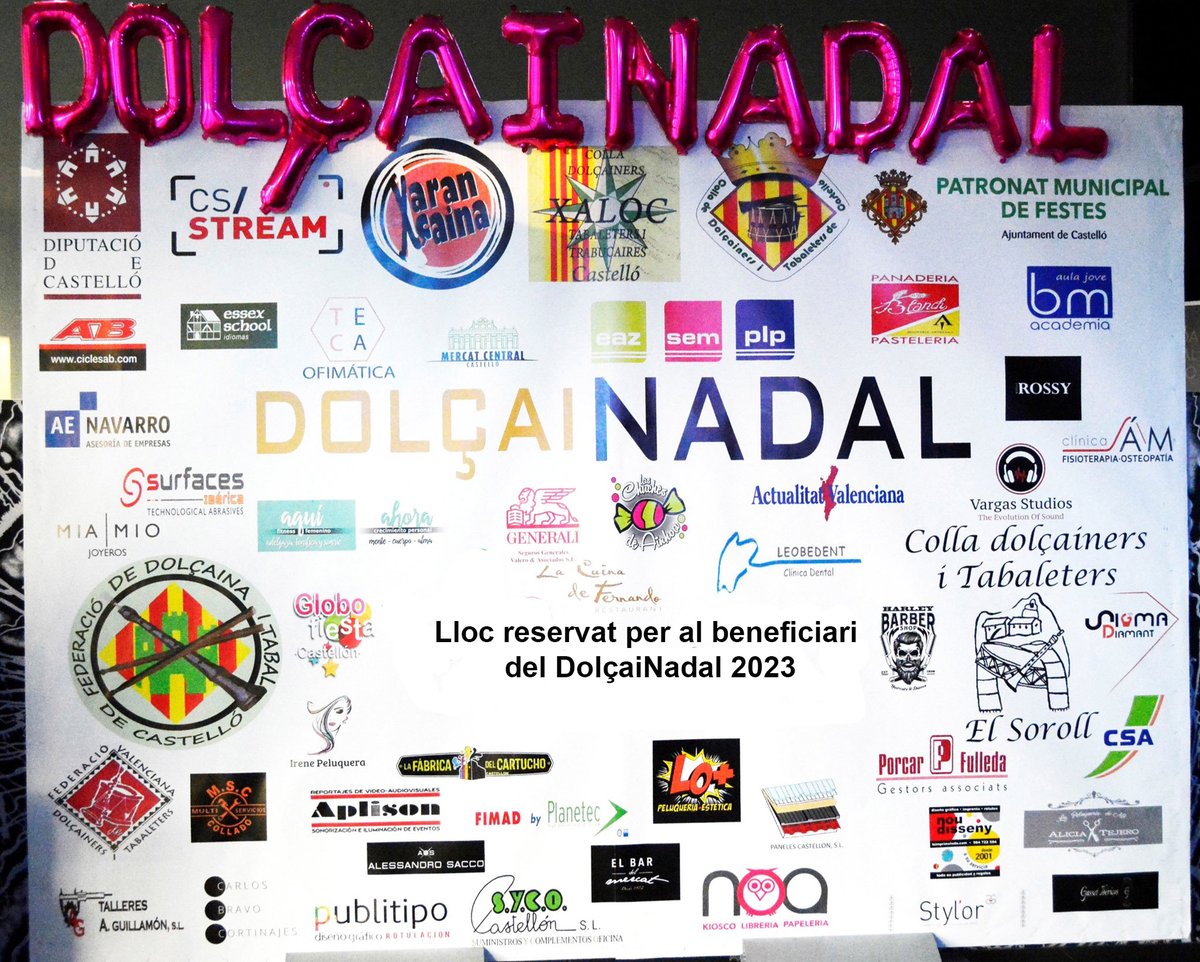 Si voleu ser beneficiaris de la recaptació del DolçaiNadal 2023 romandreu atents a les nostres xarxes socials.