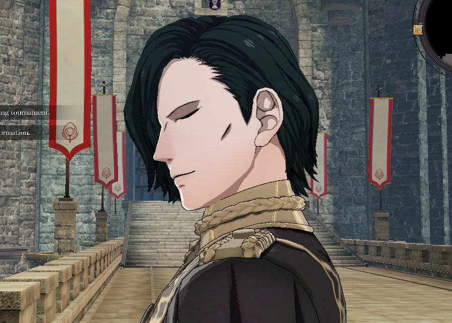 hubert (in profile)