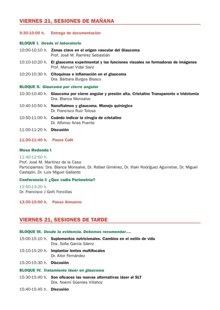 Oftalmología Clínico San Carlos tweet media