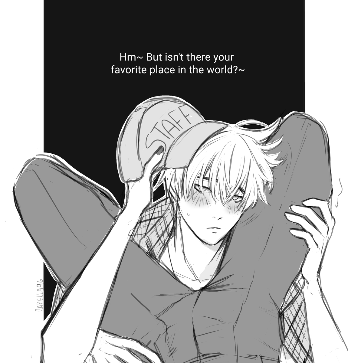 capella96_'s tweet photo. Don't tease the boy 🤨 #LovingA #blcomics https://t.co/DhEbc0w1tx
