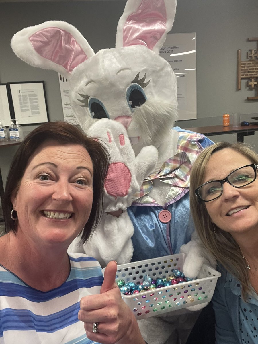 We had a special visitor today at our Director’s Meeting! #PVNCBeingcommunity #PVNCBeingwell #fun