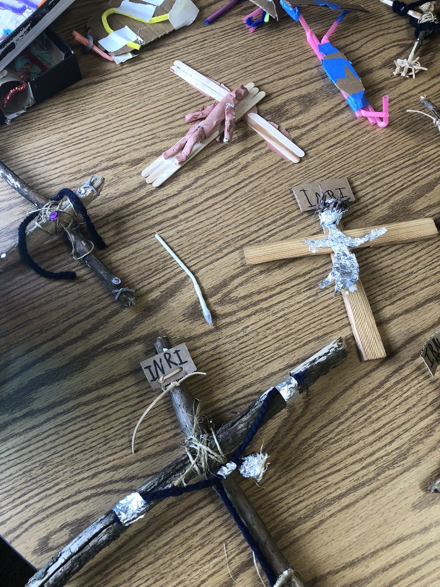 MrsMGallo's tweet photo. Lenten STREAM project - “Cross or Crucifix” @CAWaterbury #standup4caw https://t.co/Xcb1GekZ9W