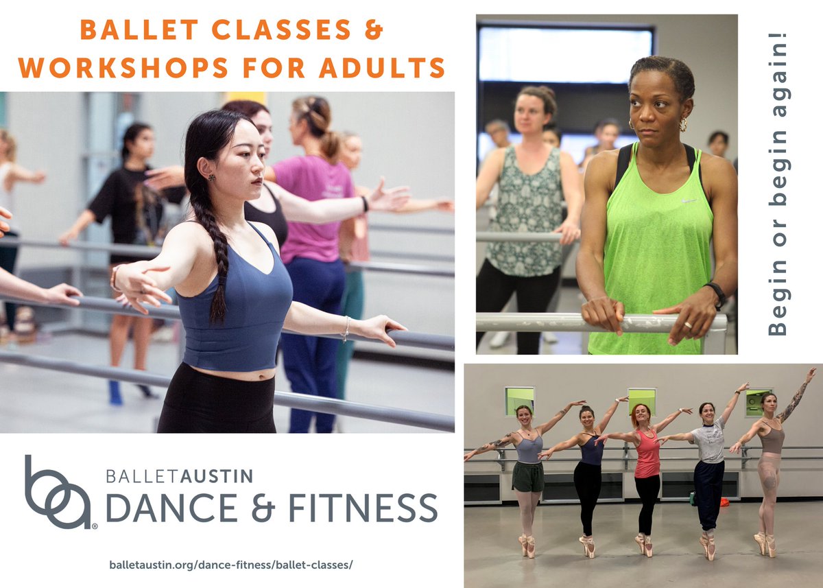 BalletAustinCTR's tweet image. If you're an adult hoping to learn ballet from the absolute beginning, or return to a favorite pastime, we offer ballet for adults.
Discover the joy of ballet at Ballet Austin ➡ bitly.ws/A2uc 
#ballet #balletclass #adultballet #adultballetbeginner #balletstudio