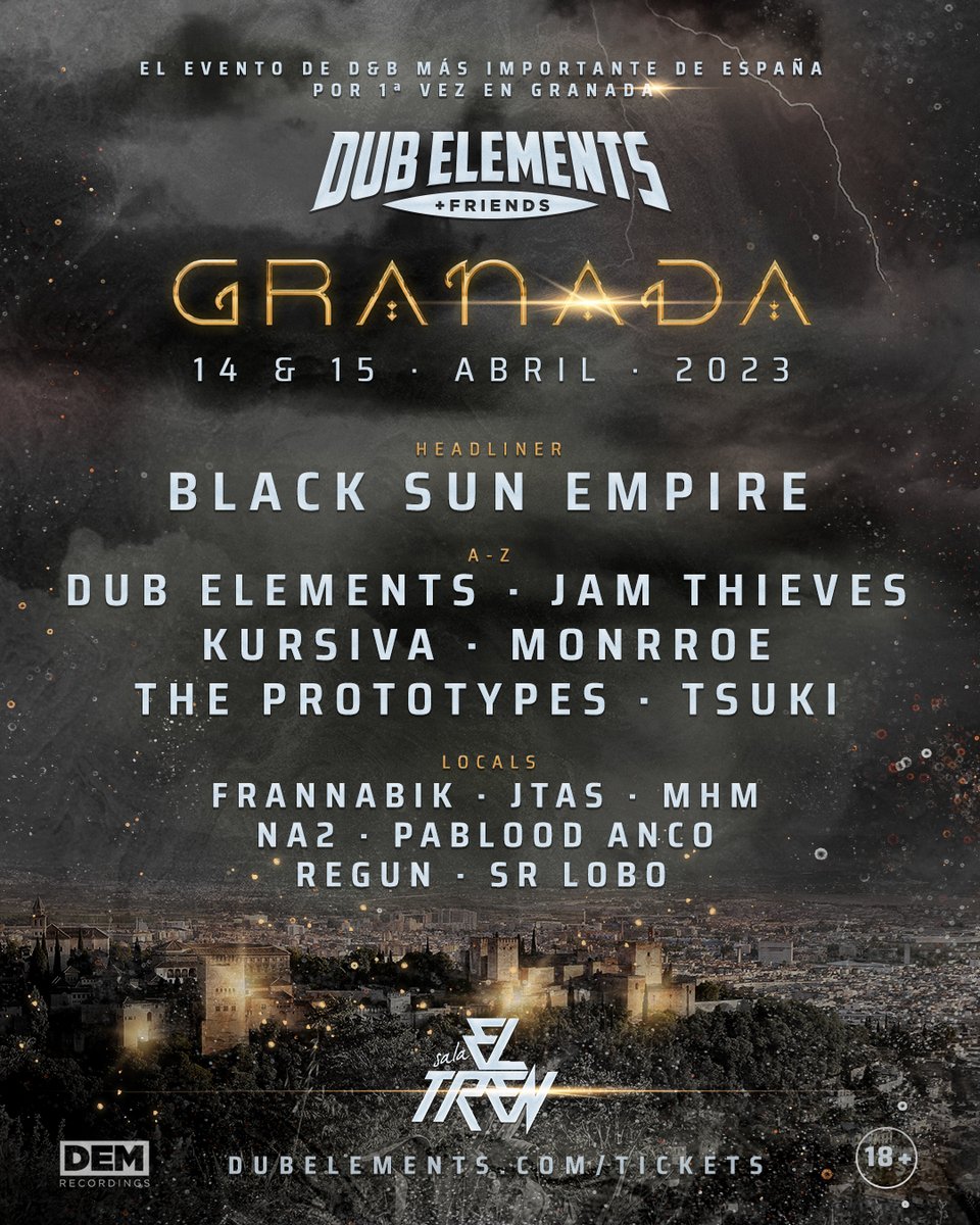 HOUSE ANDÚJAR (@houseandujar) on Twitter photo Desvelado el LineUp del debut de <a href="/DubElements/">DUB↯ELEMENTS</a> & Friends en Granada (14-15 Abril) 🔝
¿Conoces ya a todos sus protagonistas? 🧐⬇️
houseandujar.com/2023/04/03/des… Desvelado el LineUp del debut de <a href="/DubElements/">DUB↯ELEMENTS</a> & Friends en Granada (14-15 Abril) 🔝
¿Conoces ya a todos sus protagonistas? 🧐⬇️
houseandujar.com/2023/04/03/des…