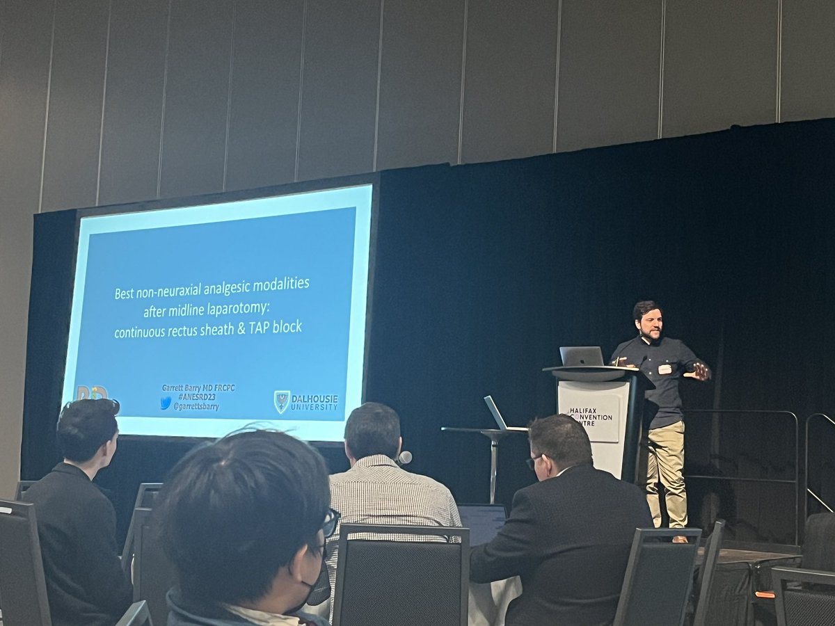 Luke Wiseman (@lukewiseman4) on Twitter photo Double whammy! Great regional talk on a complex analysis of regional techniques after laparotomy! <a href="/garrettsbarry/">Garrett Barry</a> <a href="/Ropivacaine/">Dr. Vishal Uppal MBBS, FRCA 🇨🇦🇮🇳🏴</a> #ANESRD23 Double whammy! Great regional talk on a complex analysis of regional techniques after laparotomy! <a href="/garrettsbarry/">Garrett Barry</a> <a href="/Ropivacaine/">Dr. Vishal Uppal MBBS, FRCA 🇨🇦🇮🇳🏴</a> #ANESRD23