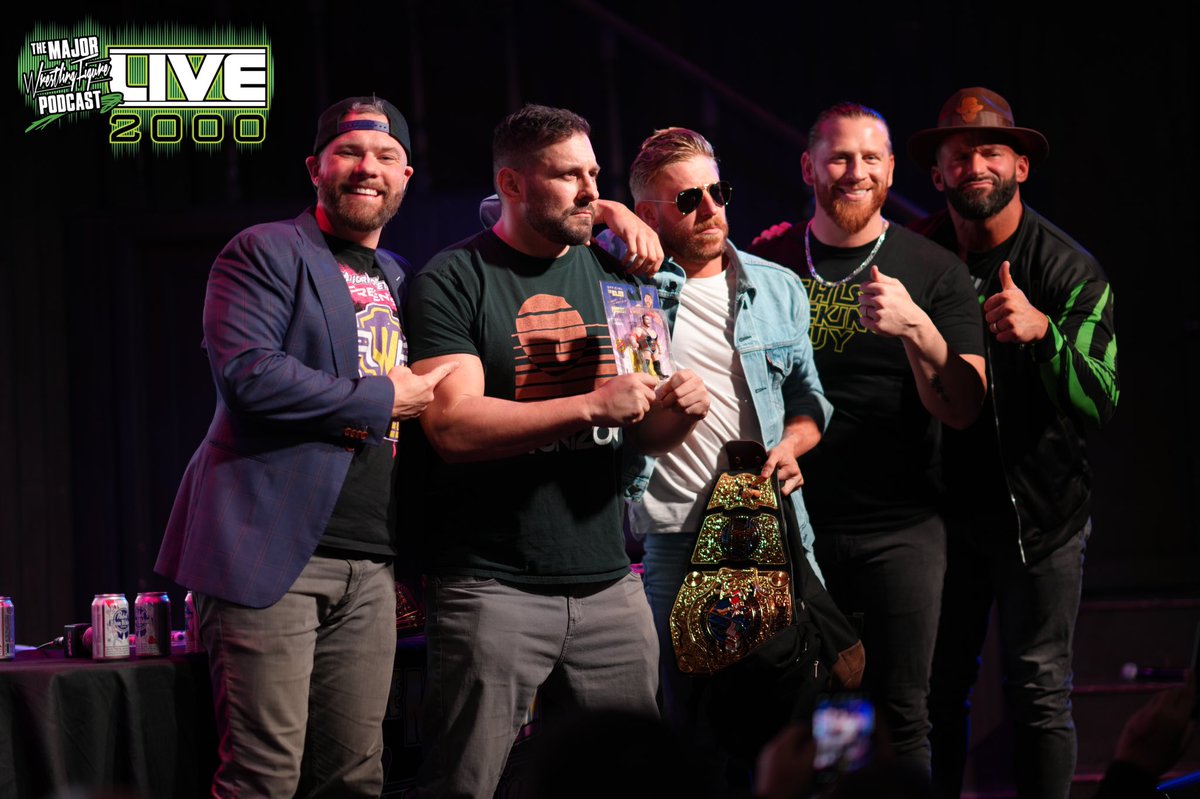 MajorWFPod's tweet photo. You do NOT want to miss the replay of #Live2000
They say @orangecassidy is “lazy” but he gave the crowd not 1, not 2, but 3 amazing entrances!
His knowledge on wrestling figures is a sight to behold
Order the @WatchOnPremier PPV on https://t.co/EzBfj0cSaK Roku/Apple/Google https://t.co/Gr58HgJVHk