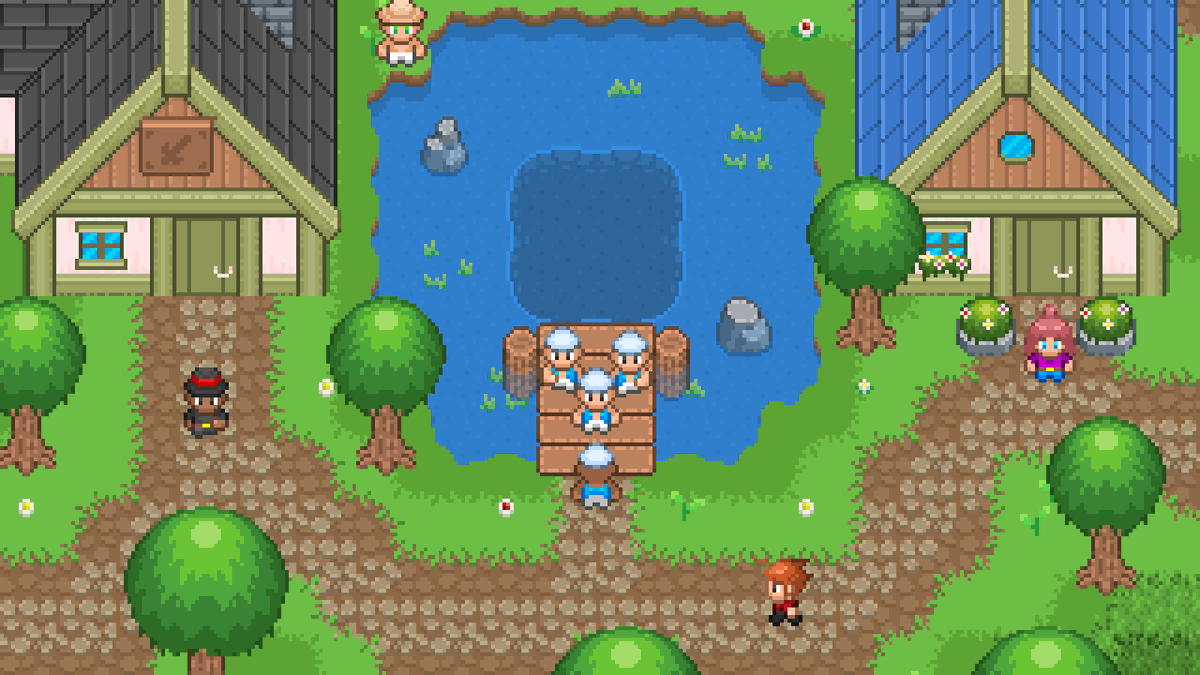 some #pixelart village!