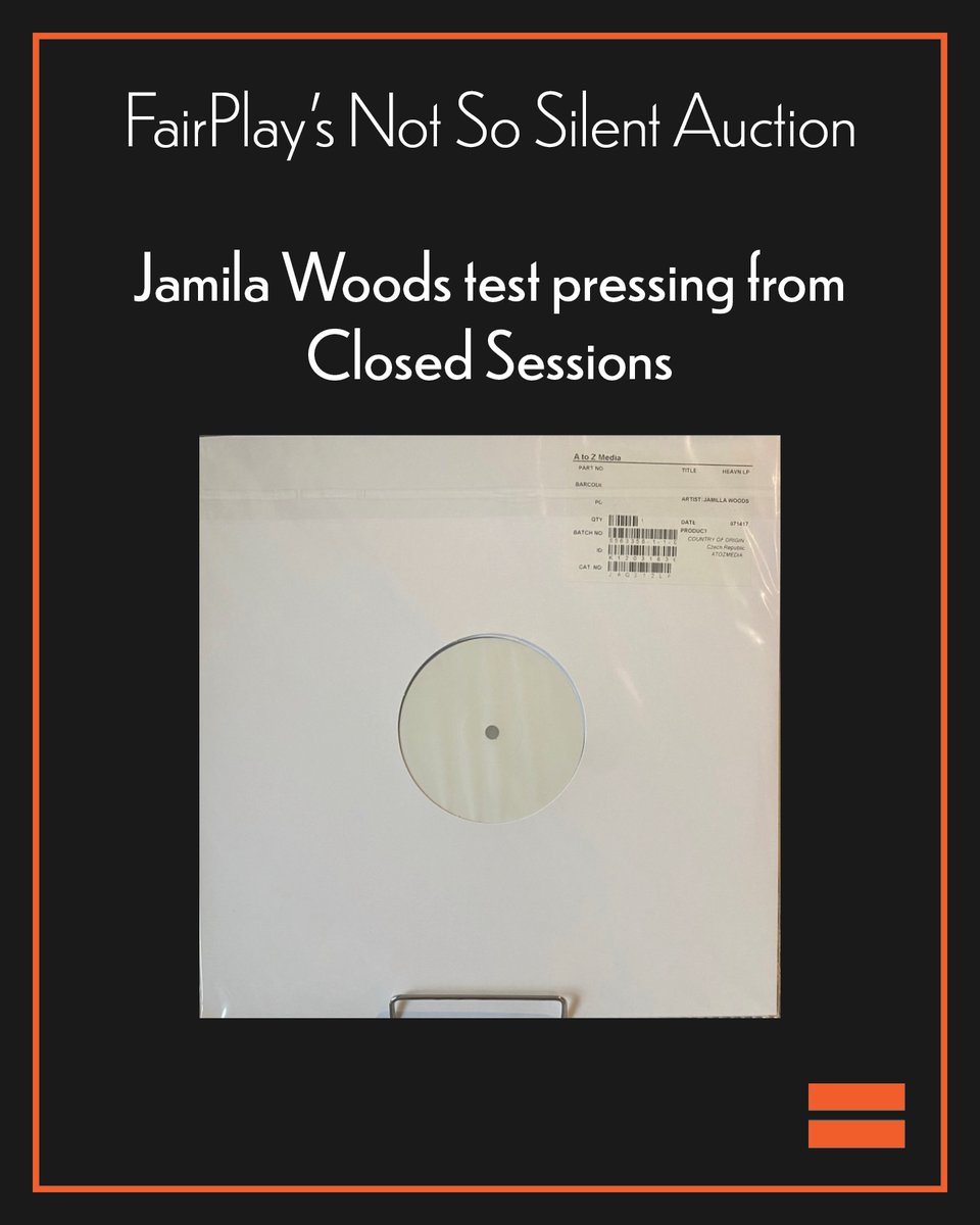 Don't miss this test pressing of 'HEAVN' by <a href="/jamilawoods/">jamila woods</a> from <a href="/ClosedSessions/">Closed Sessions</a> 

32auctions.com/organizations/…