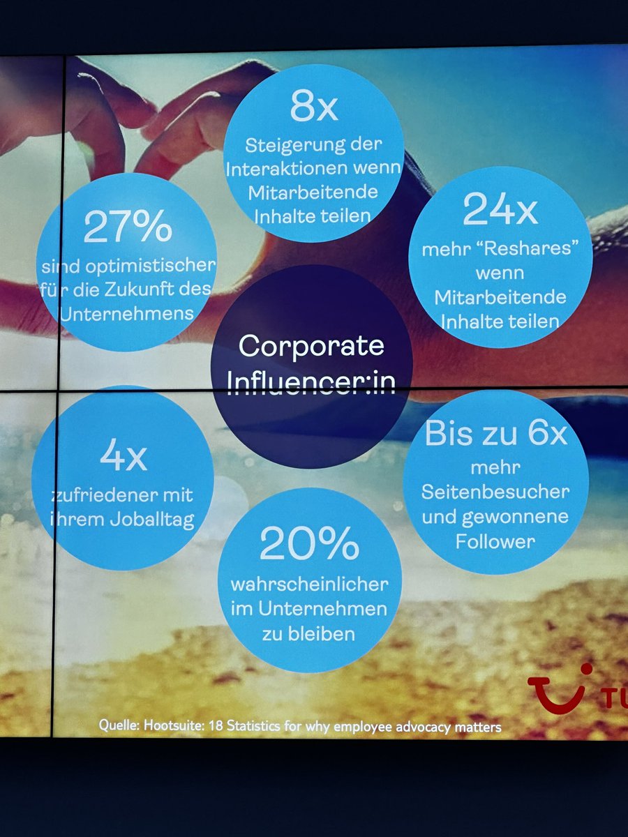 infodesignerin's tweet photo. Mitarbeiter der @TUIDeutschland werden in Masterclasses zu #CorporateInfluencern ausgebildet. Super Vortrag von @StefanSiemon auf der @SMN_Online am @STR_Airport -#SMNSTR https://t.co/I84duZbqSZ