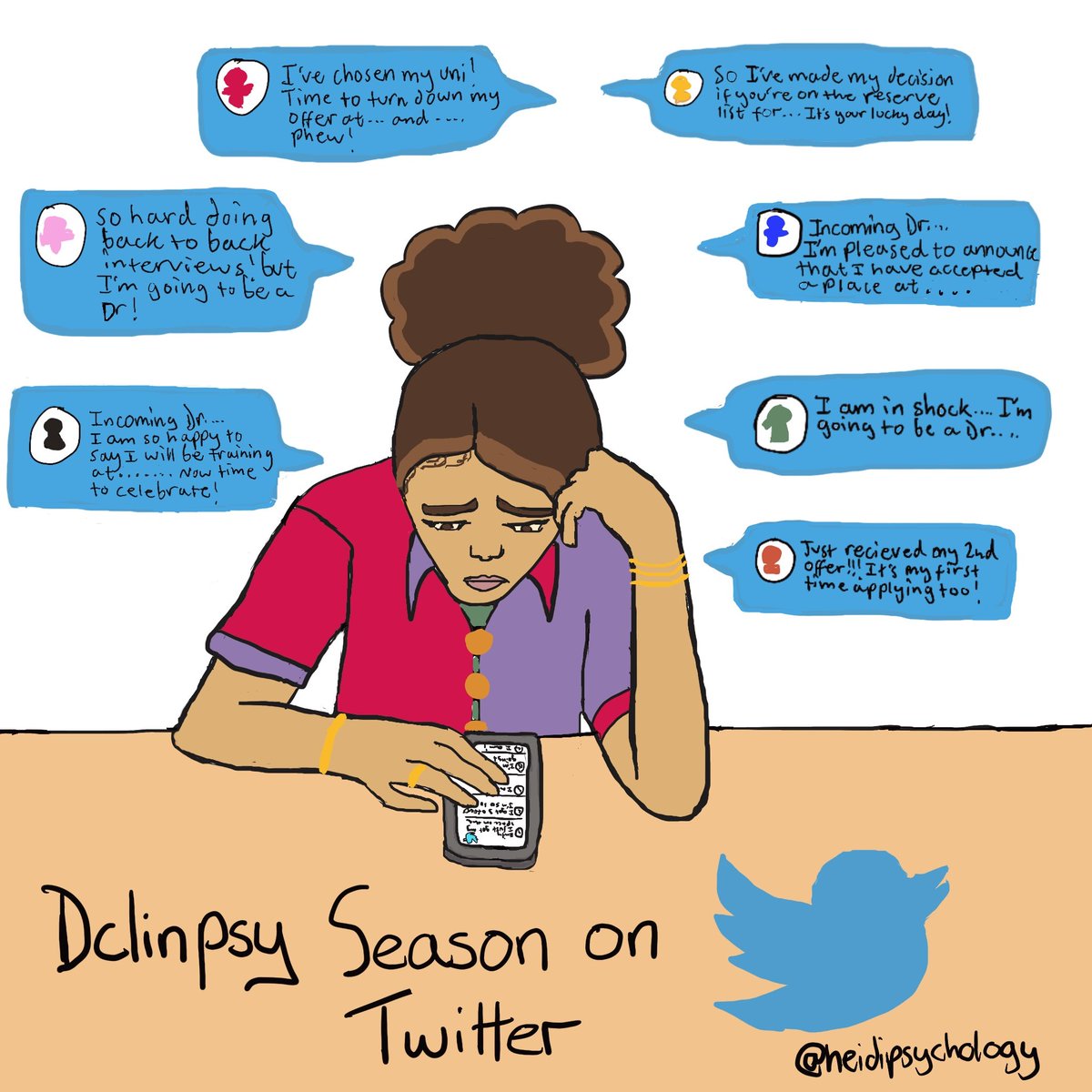It can be a really difficult time reading all the #dclinpsy outcomes on Twitter.
#psychology #mentalhealth