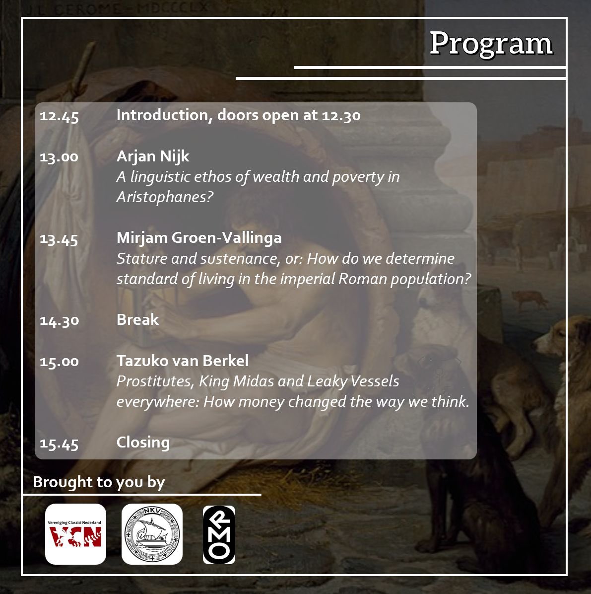 TeiresiasUU's tweet photo. If you want to partecipate in this interesting symposium organised by all Dutch student associations of ancient studies, please reach out to us!:) https://t.co/jihaTgzu35