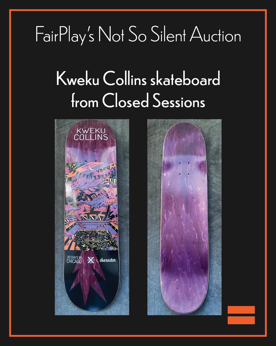 Or this <a href="/KwekuCollins/">kweku.</a> <a href="/redbull/">Red Bull</a> skate deck from <a href="/ClosedSessions/">Closed Sessions</a> 

32auctions.com/organizations/…
