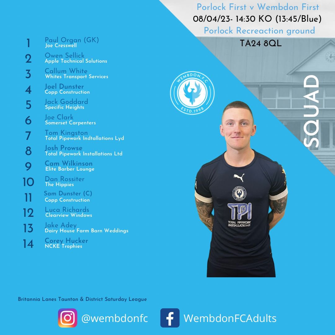 Wembdon FC tweet media