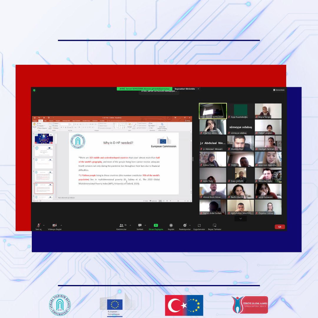 DigitalHealthPl's tweet photo. Project Coordinator Prof.Dr. Servet Soygüder gave a Digital Youth Life Health Platform Seminar to AYBU industrial engineering students.Purpose of the project, its operation, and all processes were mentioned. In addition, information about the next phases of the project was given. https://t.co/Ci864w76Mw