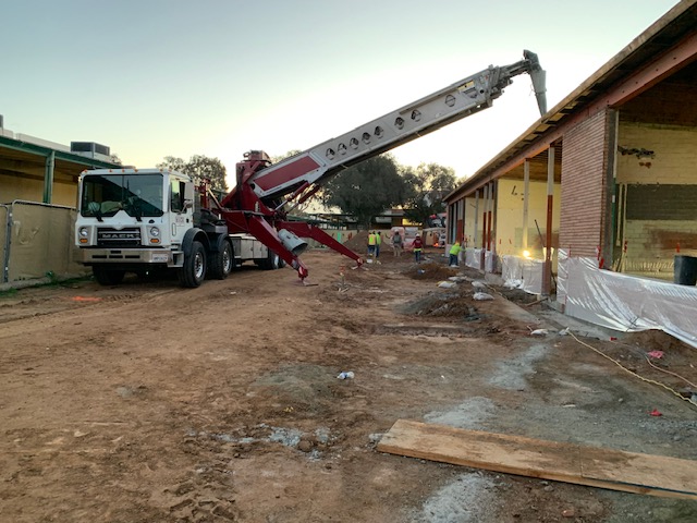 jusdplanning's tweet photo. UPDATE @Jurupa_Middle Modernization Project:

Contractors have started structural upgrades on the roof of the Phase 1 classroom building. https://t.co/mUcf7BxWR9