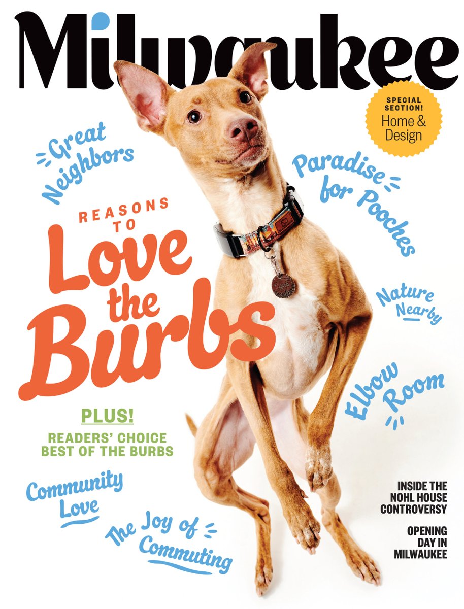 milwaukeemag's tweet image. Our Love the Burbs issue is on newsstands now! Pick up your copy to find out the winners of our Best of the Burbs Readers' Choice Awards + a whole lot more. Find it on newsstands now or at the link ⬇️
milwaukeemag.com/shop/april-202…