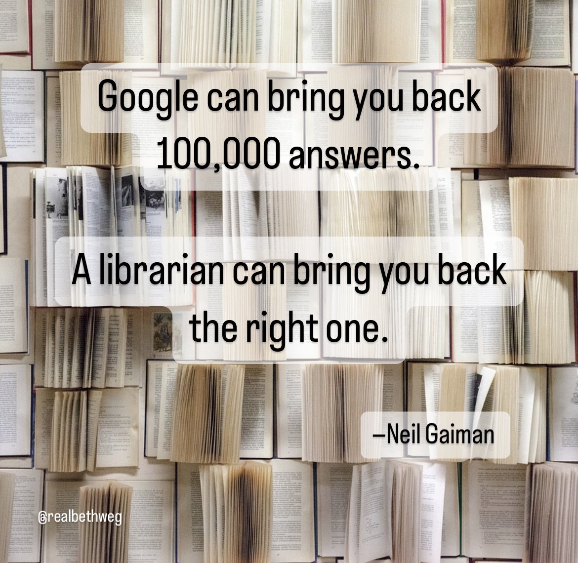 Happy #NationalLibrarianDay

Thank you, librarians, for the important work you do. You are vital to our communities and schools!

Do you remember the name of a special librarian in your life?