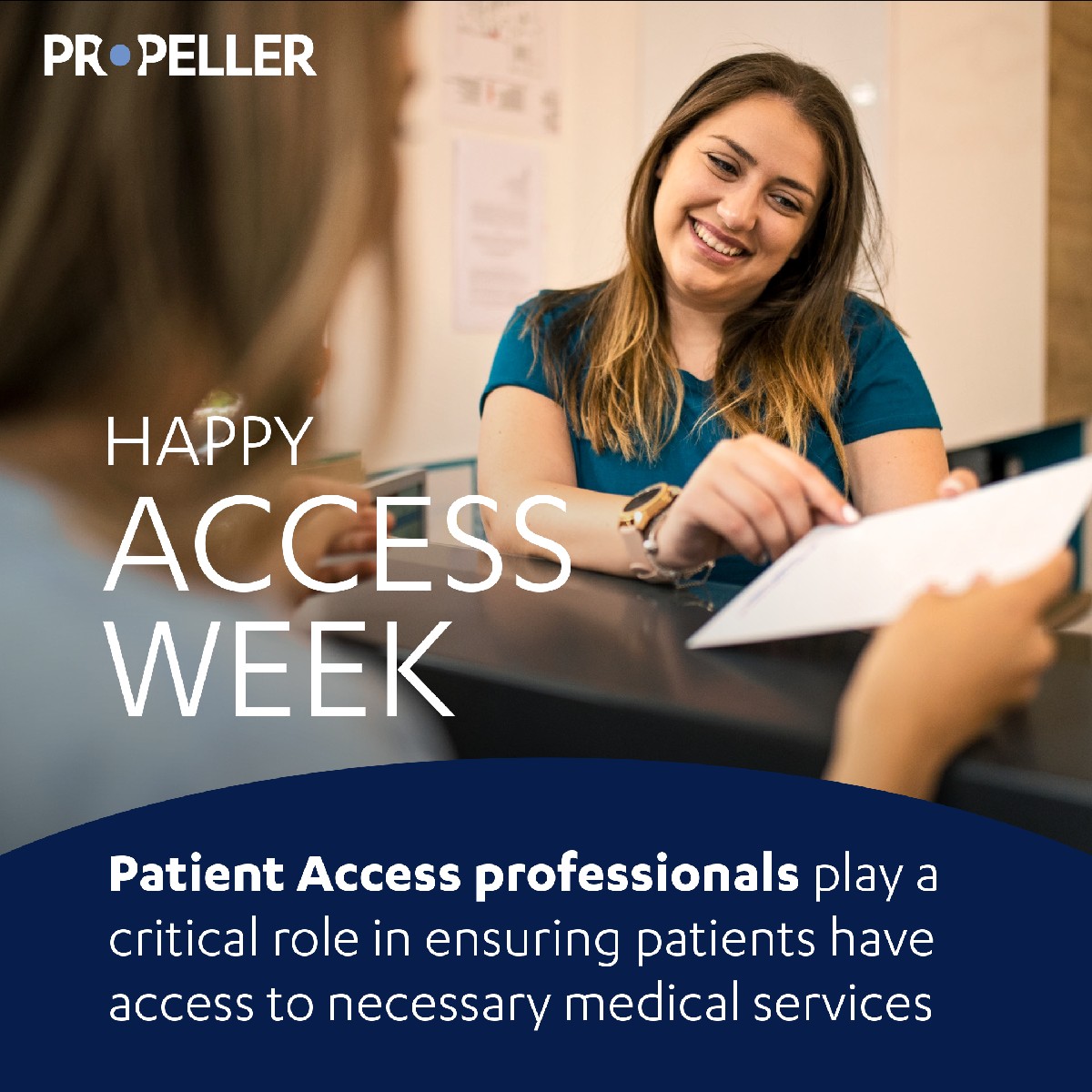 Propeller_Comm's tweet photo. Happy Access Week! Sponsored by the National Association of Healthcare Access Management (NAHAM), this week is dedicated to raising awareness and celebrating those on the front lines of Patient Access. #accessweek2023 #NAHAM #propeller https://t.co/UUoobl11rB
