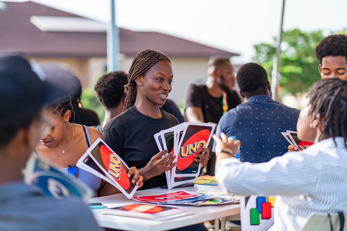 Ashesi's tweet photo. Today's Wellness Wednesday was all about fun, relaxation, and self-care!
Members of the Ashesi community enjoyed various stress-relief activities planned by the Coaching Counselling Academic &amp; Advising Unit.

 #atAshesi https://t.co/zL0TdniQCn