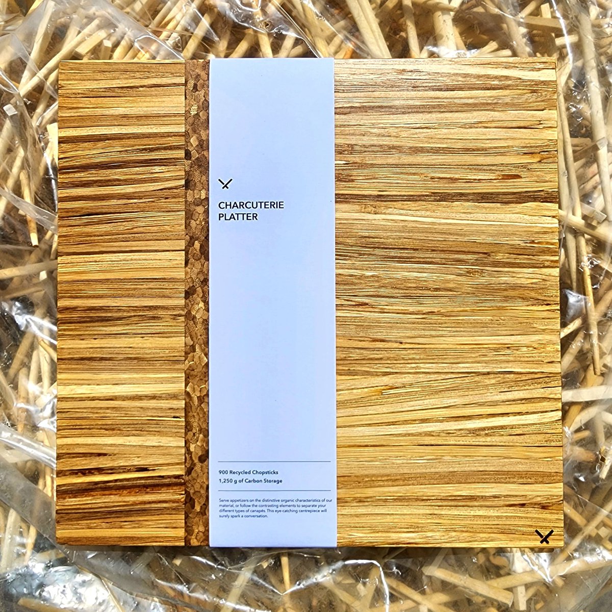 Crafted from locally recycled chopsticks and manufactured right here in Las Vegas, our charcuterie platter is the perfect eco-friendly addition to your next gathering. ♻️🥢 #sustainability #locallymade #lasvegas