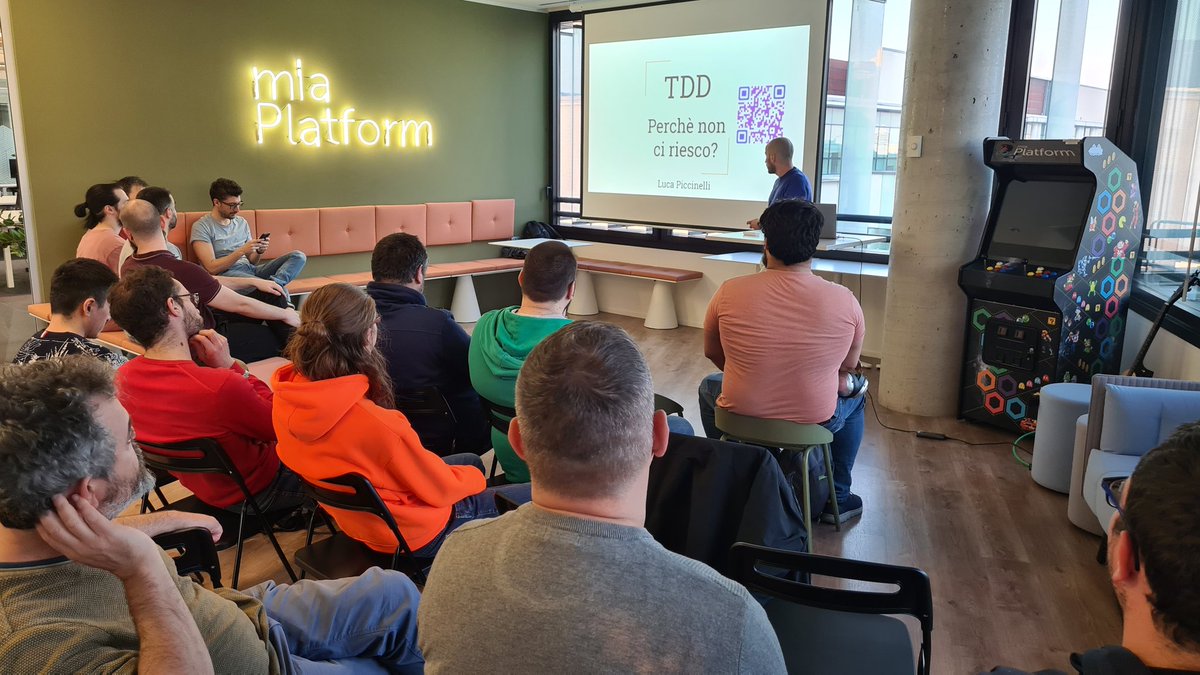 MilanoPHP's tweet image. Si parte! Questa sera siamo negli uffici di @MiaPlatform per sentir parlare Luca Piccinelli di #TDD