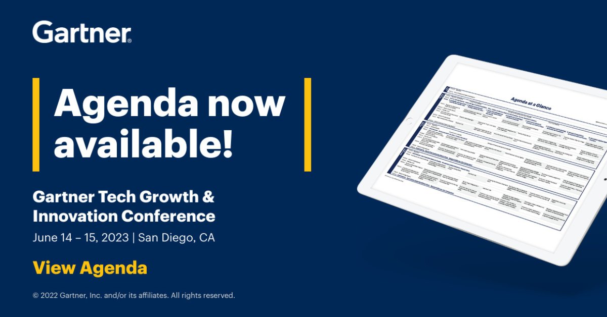 Gartner on Twitter "With 4️⃣ attendee tracks, GartnerTGI will dive