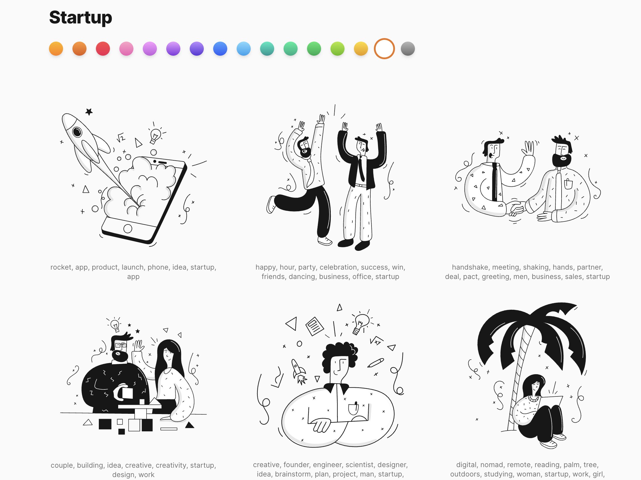 Namya on twitter 12 popsy free notion illustrations https t co