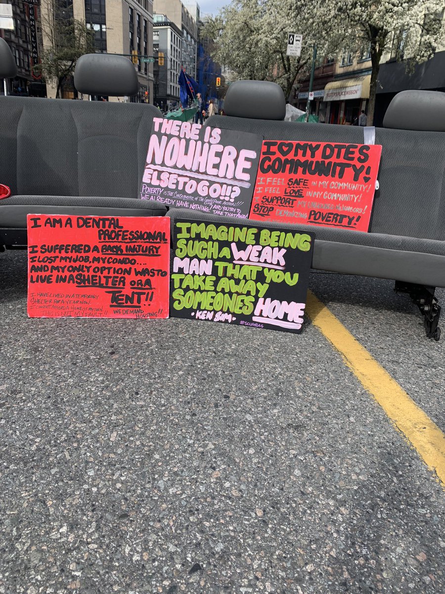 This is no where for people to go. 

#StopTheSweeps #vanpoli