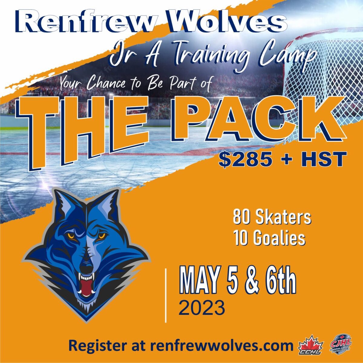 Our online registry is back up and running sorry for any inconvenience. We will be looking for many players next season. We are loosing 8 fwds and 3 D possibly 4 for sure.