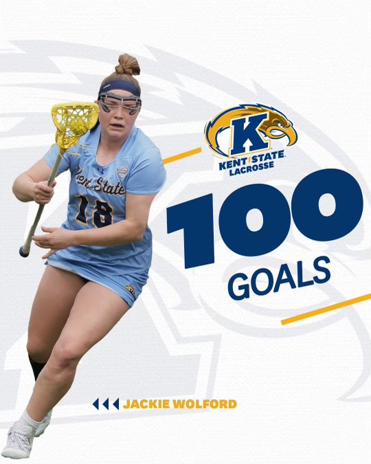 KentStLax's tweet photo. Jackie Wolford scores her 100th career goal! She is the second player in program history to reach 100 career goals 

#holdtherope #onemore #GoFlashes⚡️ https://t.co/iTPSsw4LJZ