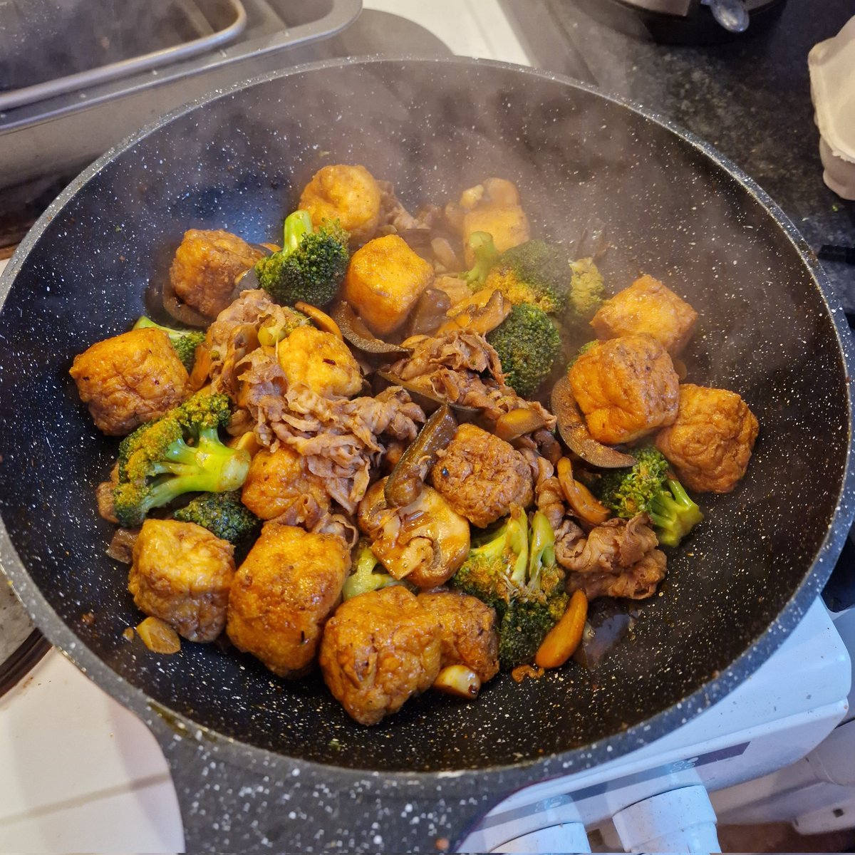 Pedguin on Twitter "Home made dry hot pot 🤤"