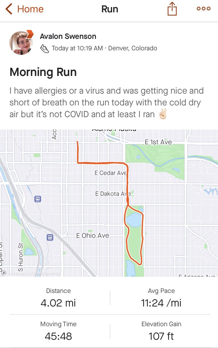 dr_swagalon's tweet photo. At least I ran ✌🏻 #notmybest https://t.co/W5EpTylzfB