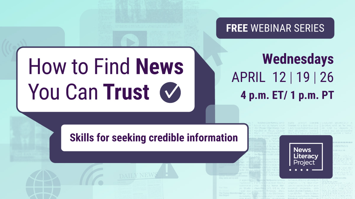 The News Literacy Project tweet media