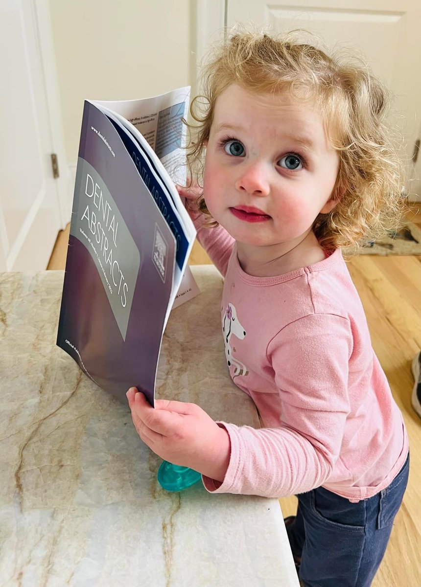 Even future PFA Fellows love to read Dental Abstracts!