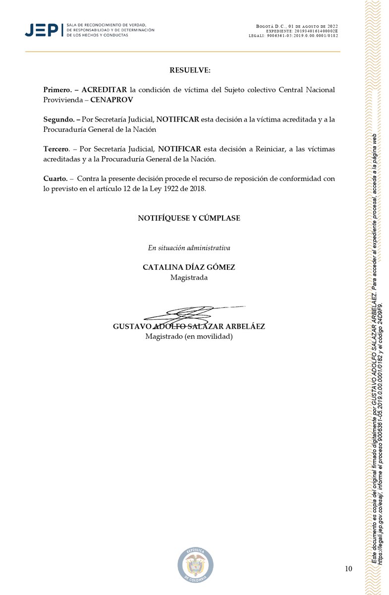 CCenaprov's tweet photo. CENAPROV es una organización social reconocida como víctima del conflicto armado por la @UnidadVictimas y acreditada por la @JEP_Colombia.

Esta situación contraviene los deberes y obligaciones del Estado colombiano para con las garantías de no repetición.  @CorpReiniciar https://t.co/xzv5YKhyRR