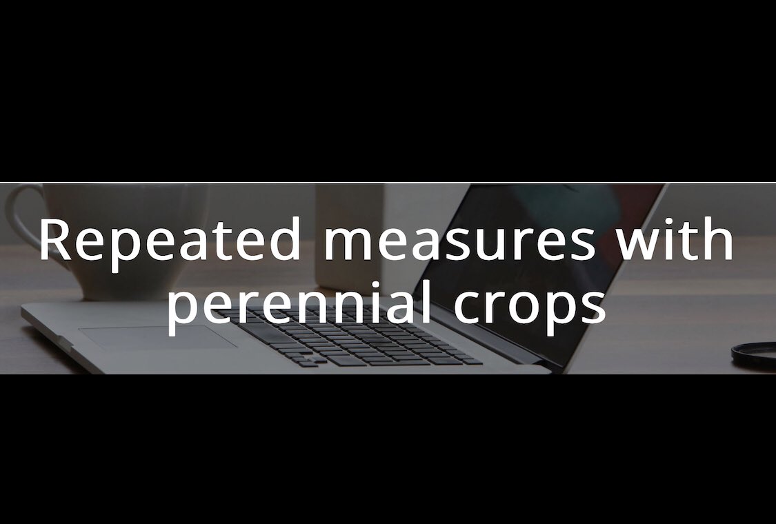 onofriandreapg's tweet photo. Multi-year data with perennial crops are very different from multi-year data with annual crops and they should be analysed by using different methods. I make this point in a new post in my blog. Go to: https://t.co/xvXTaSIl9S
#rstats https://t.co/5ILjttzvCn