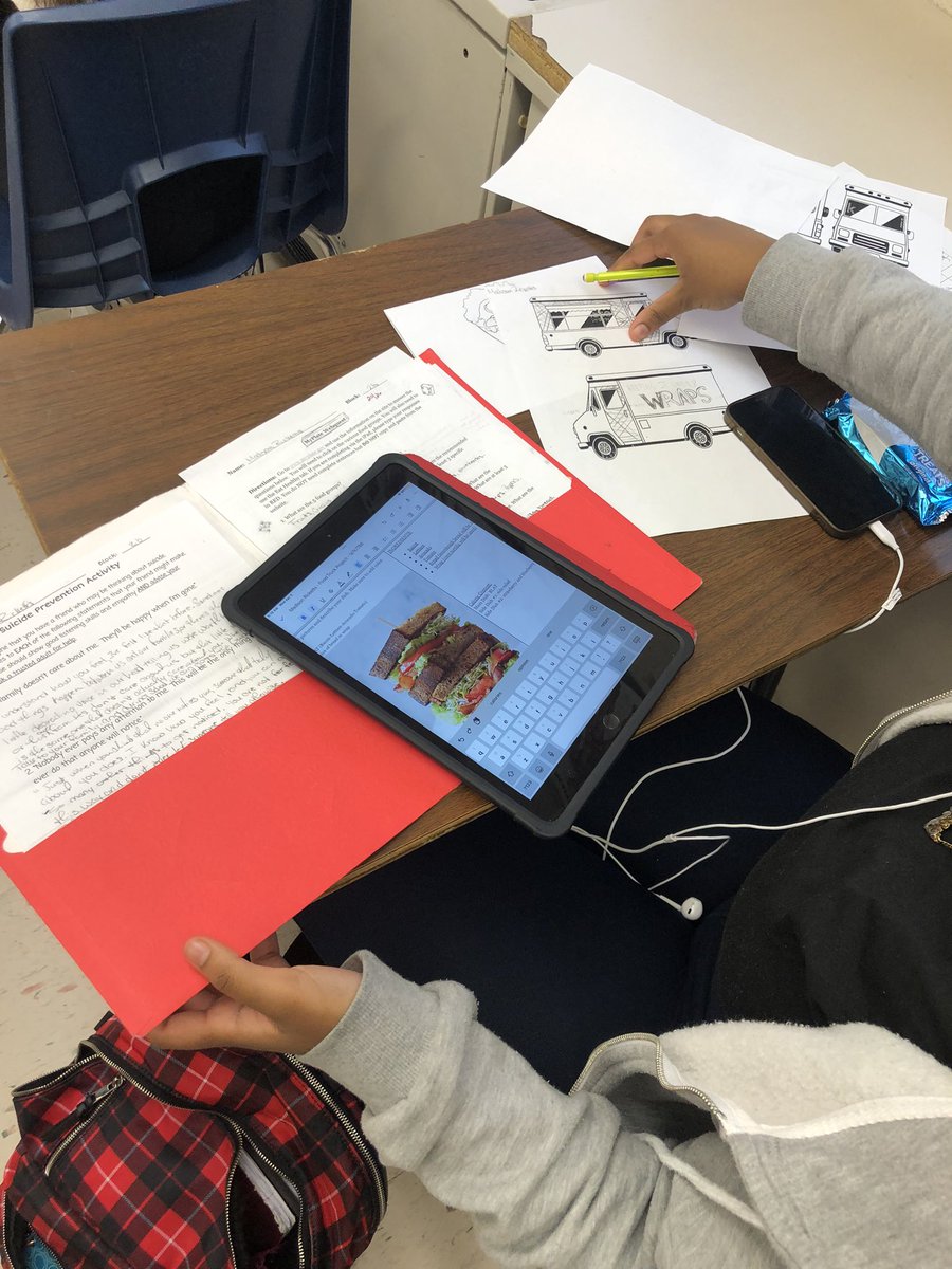 My favorite time of the semester, food truck project. Ss take what they learned about healthy eating to create healthy food trucks. <a href="/EastonAreaSD/">Easton Area SD</a> #EASD