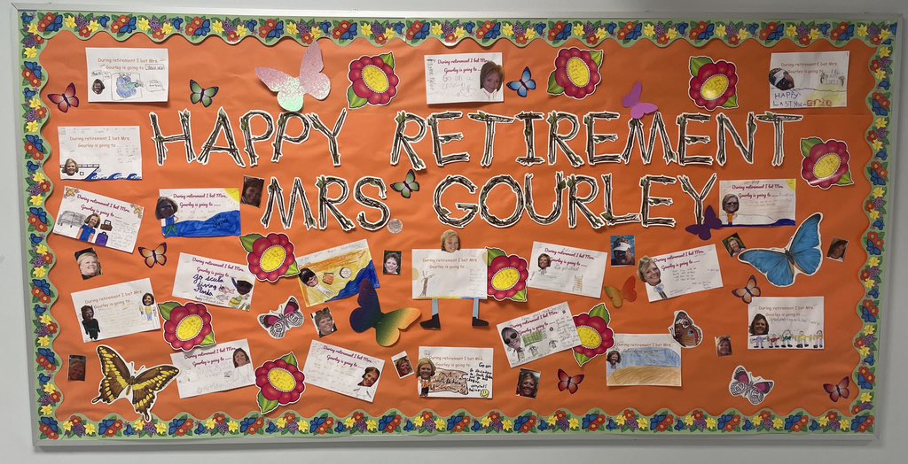 North_Tweets's tweet photo. The 5th graders surprised Mrs. Gourley with some pretty special bulletin boards to celebrate her upcoming retirement. Congrats, Mrs. Gourley! You will be missed! 
#Proud2BNorthies #JCSchoolsChampions #WEAreElementary https://t.co/AMwZn4amWq