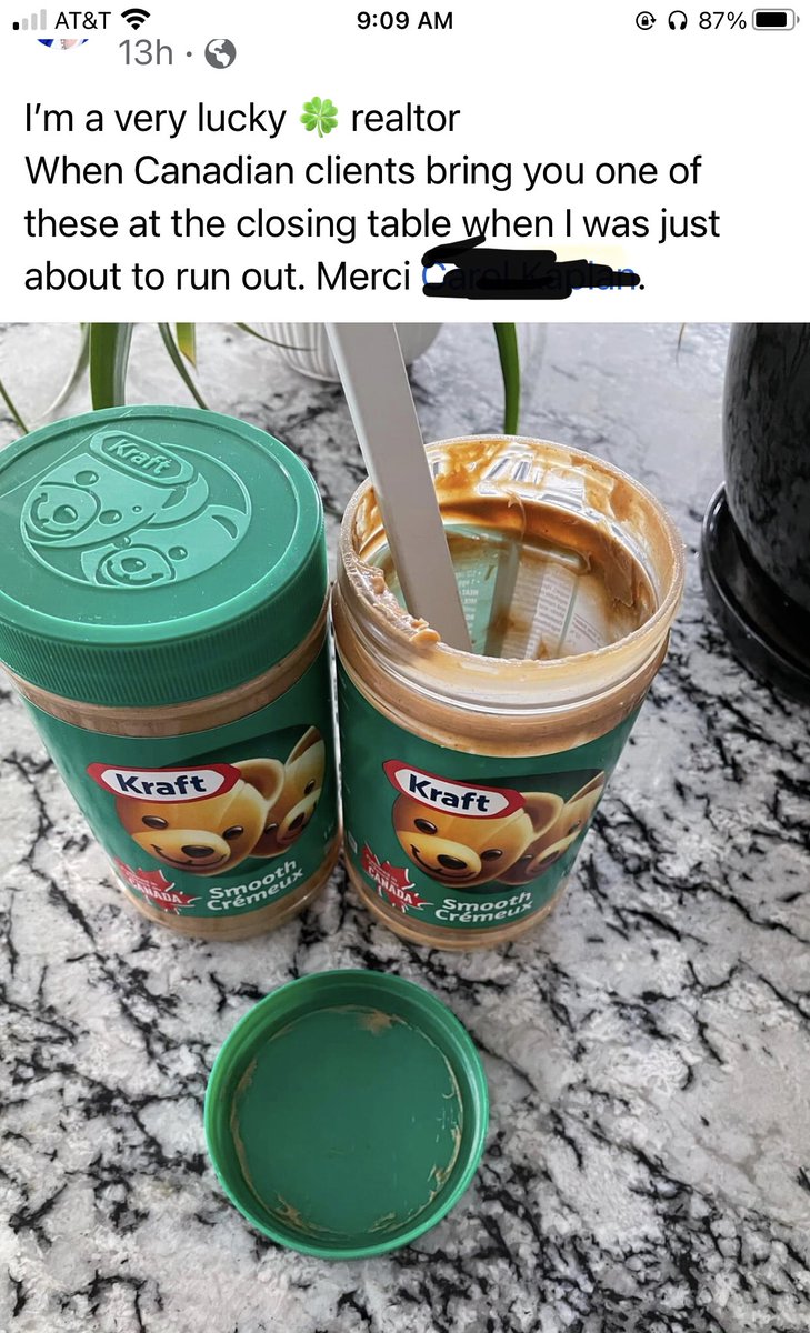 From my Canadian Expats FB group (one of many..) Things we miss and that make us happy! #Expatslife #Canada #littlethings #Kraftpeanutbutter