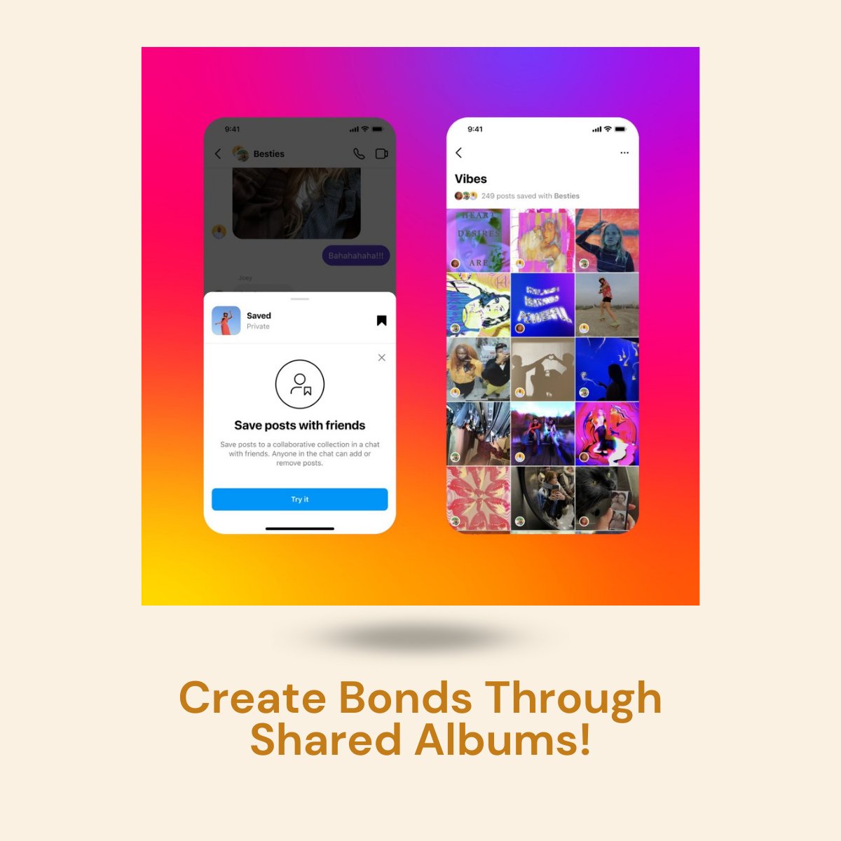 Businessbyrawan's tweet photo. Are you ready for the latest #Instagramupdate? 🤩

This new feature is looked upon as a way for Instagram to take on its rival Pinterest’s ‘Group Boards’ feature! Have you used thisinnovative  feature with friends yet?

#instagramfeatures #innovation #socialmediamarketing https://t.co/brP2lF25Ro